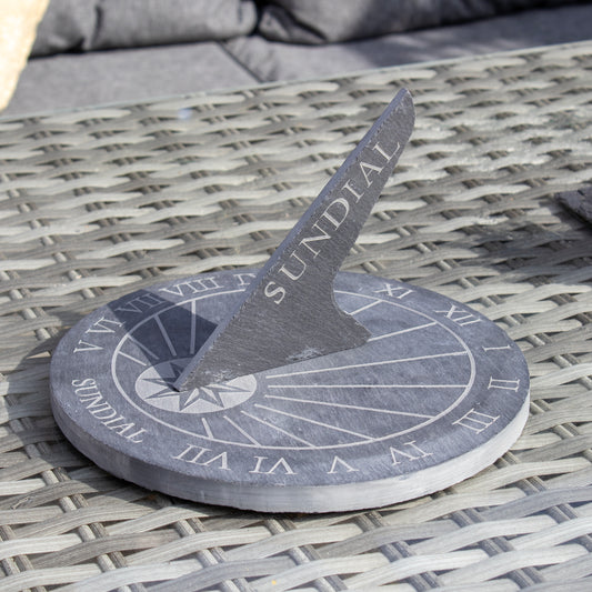 Round Slate Sundial