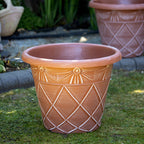 Round Powdered Terracotta Roman Planter 18"