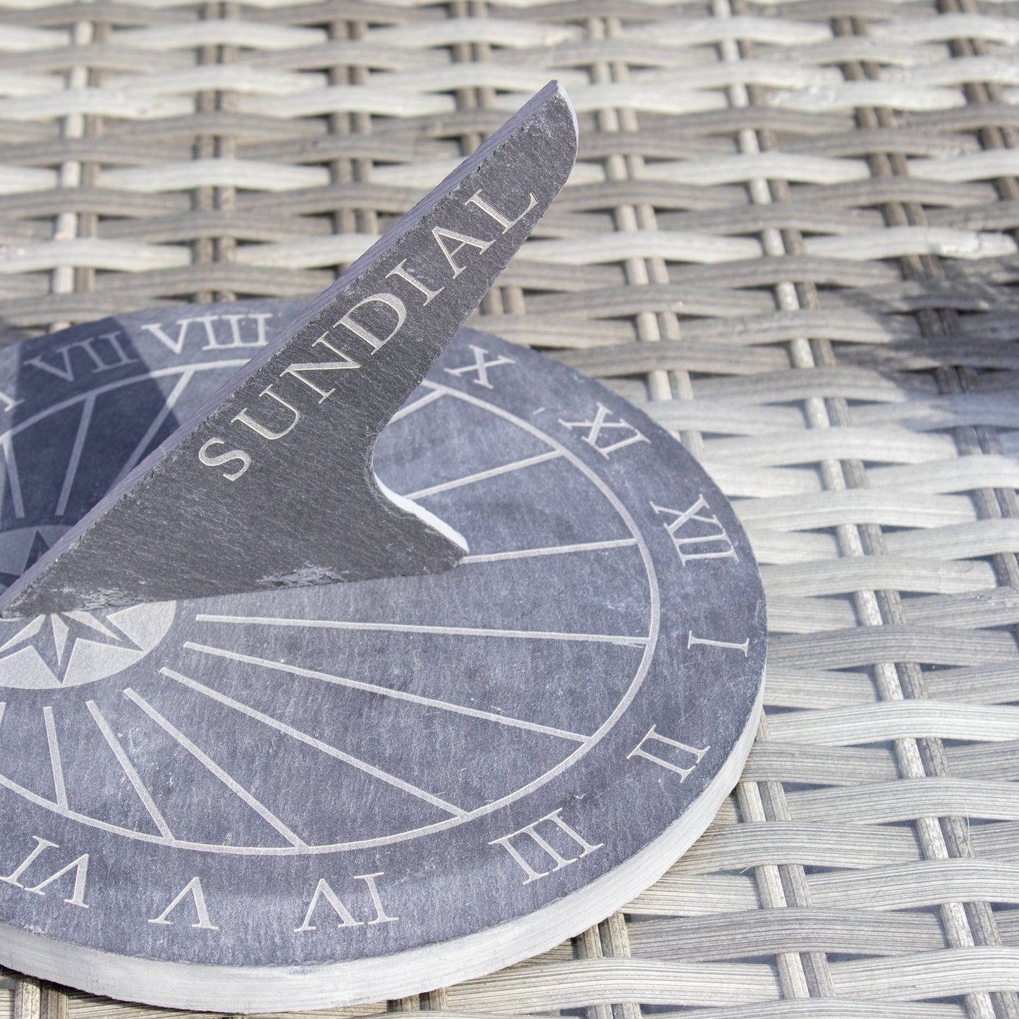 Round Slate Sundial