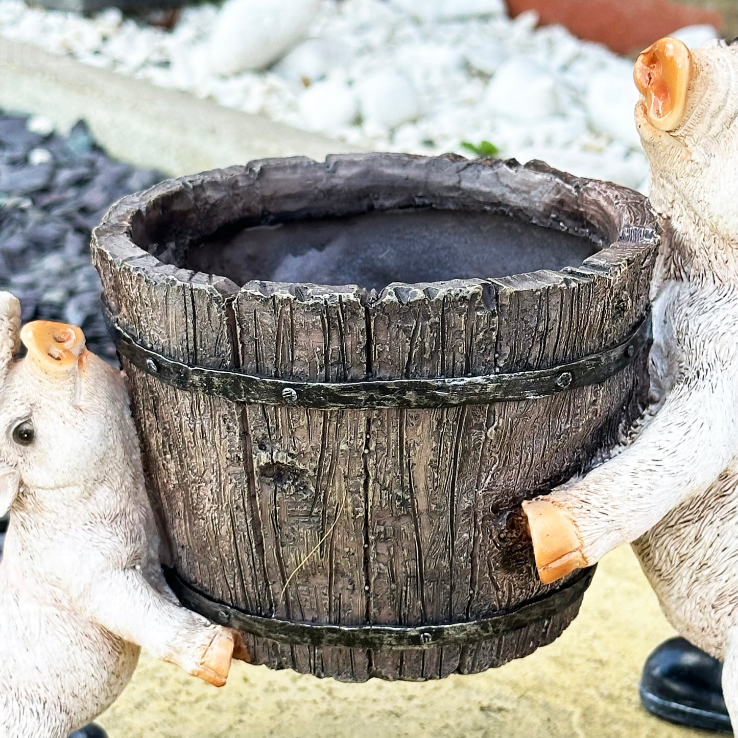 Pig Barrel Planter