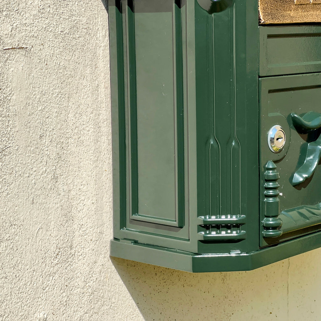 Victorian Glossy Green Post Box
