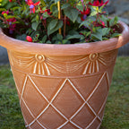 Round Powdered Terracotta Roman Planter 18"
