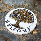 Cement Tree of Life Garden Stepping Stone