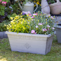 Vintage Floral Quatrefoil Window Box