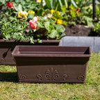 Brushed Butterscotch Laurel Window Box