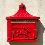 Victorian Glossy Red Post Box