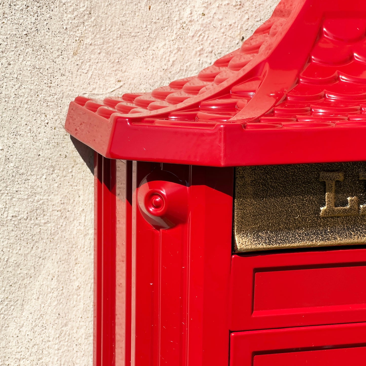 Victorian Glossy Red Post Box