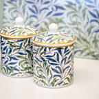Set Of 3 William Morris Willow Bough Storage Jars