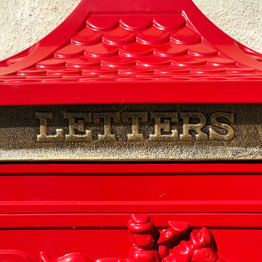Victorian Glossy Red Post Box