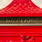 Victorian Glossy Red Post Box