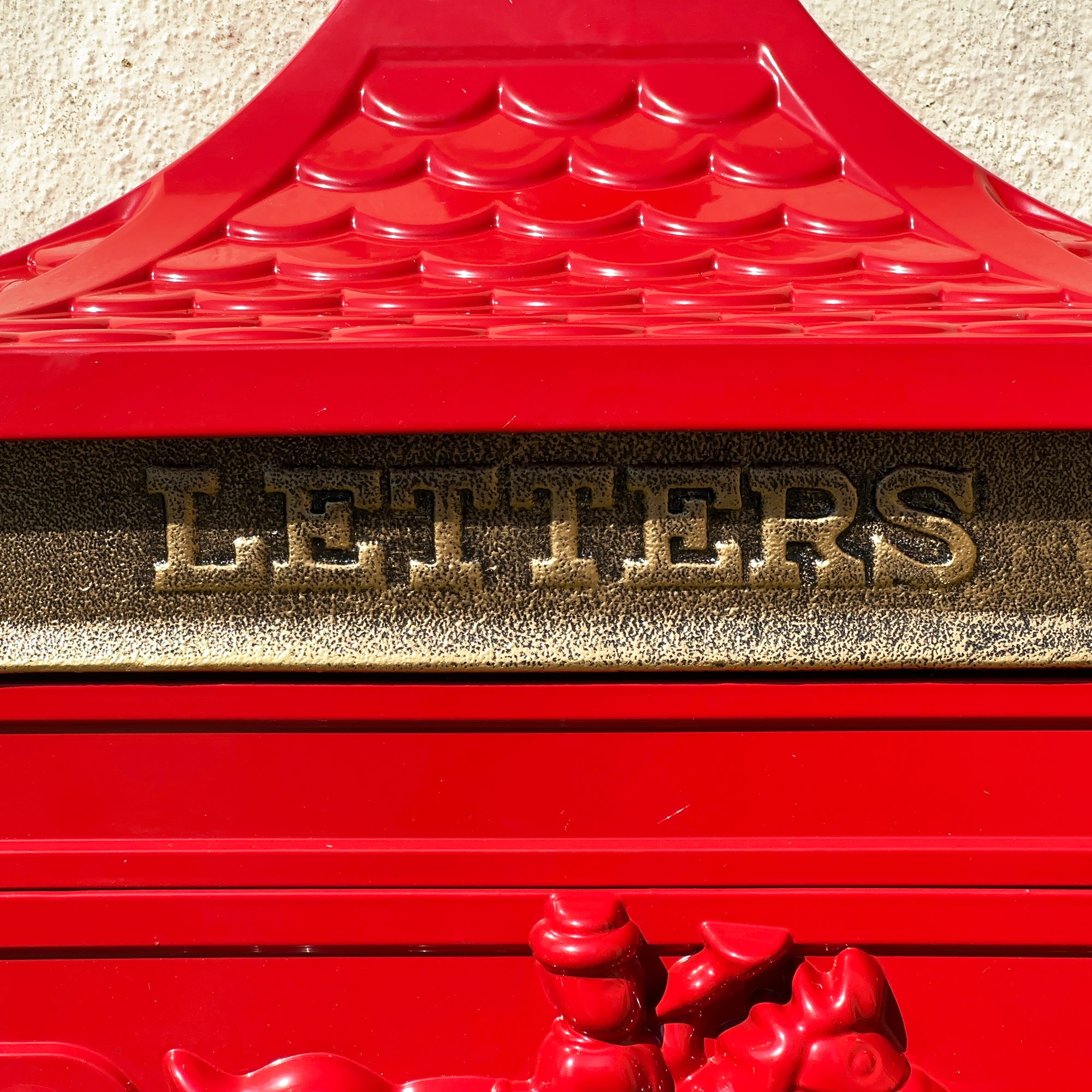 Victorian Glossy Red Post Box