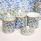 Set Of 3 William Morris Willow Bough Storage Jars