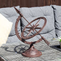 Cast Iron Armillary Sundial