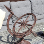 Cast Iron Armillary Sundial