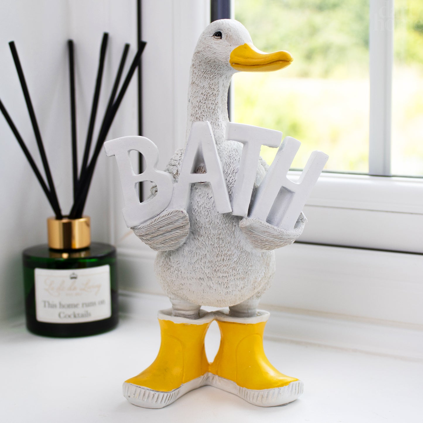 Quackers Bath Duck Figurine