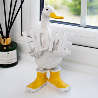 Quackers Home Duck Figurine