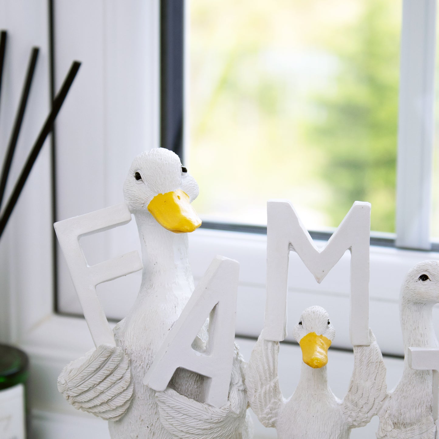 Quackers Family Duck Figurine