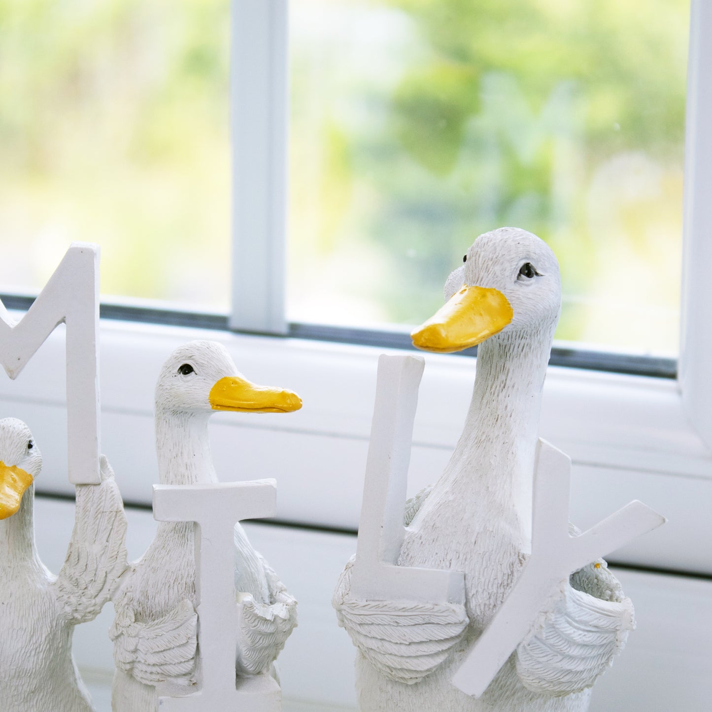 Quackers Family Duck Figurine