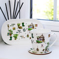 Green Fingers Mug Coaster And Tray Set