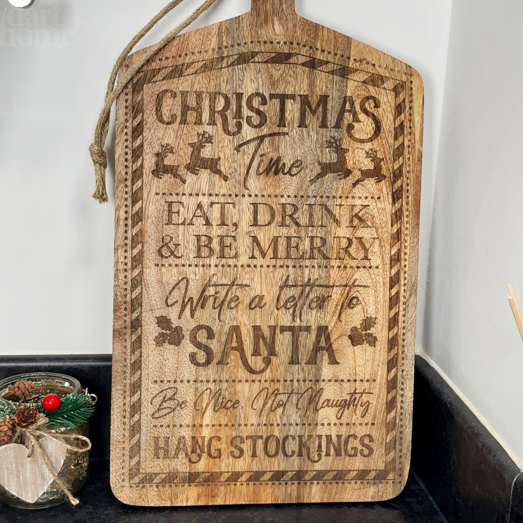 Weihnachtszeit-Servierbrett