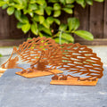 Set Of 2 Rusty Hedgehog Ornaments