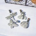 Set Of 4 Cast Iron Insects Tablecloth Weights