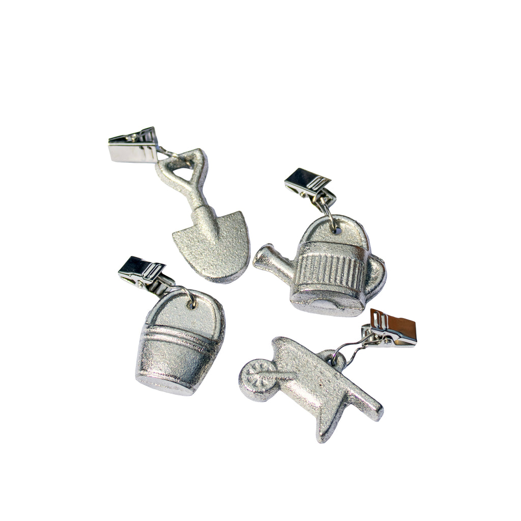 Set Of 4 Garden Tools Tablecloth Weights