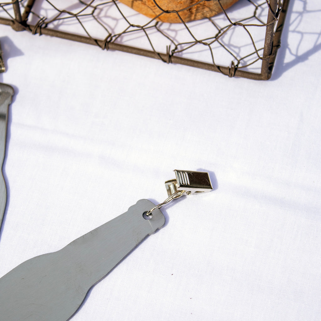 Set Of 4 Metal Bottle Opener Tablecloth Weights