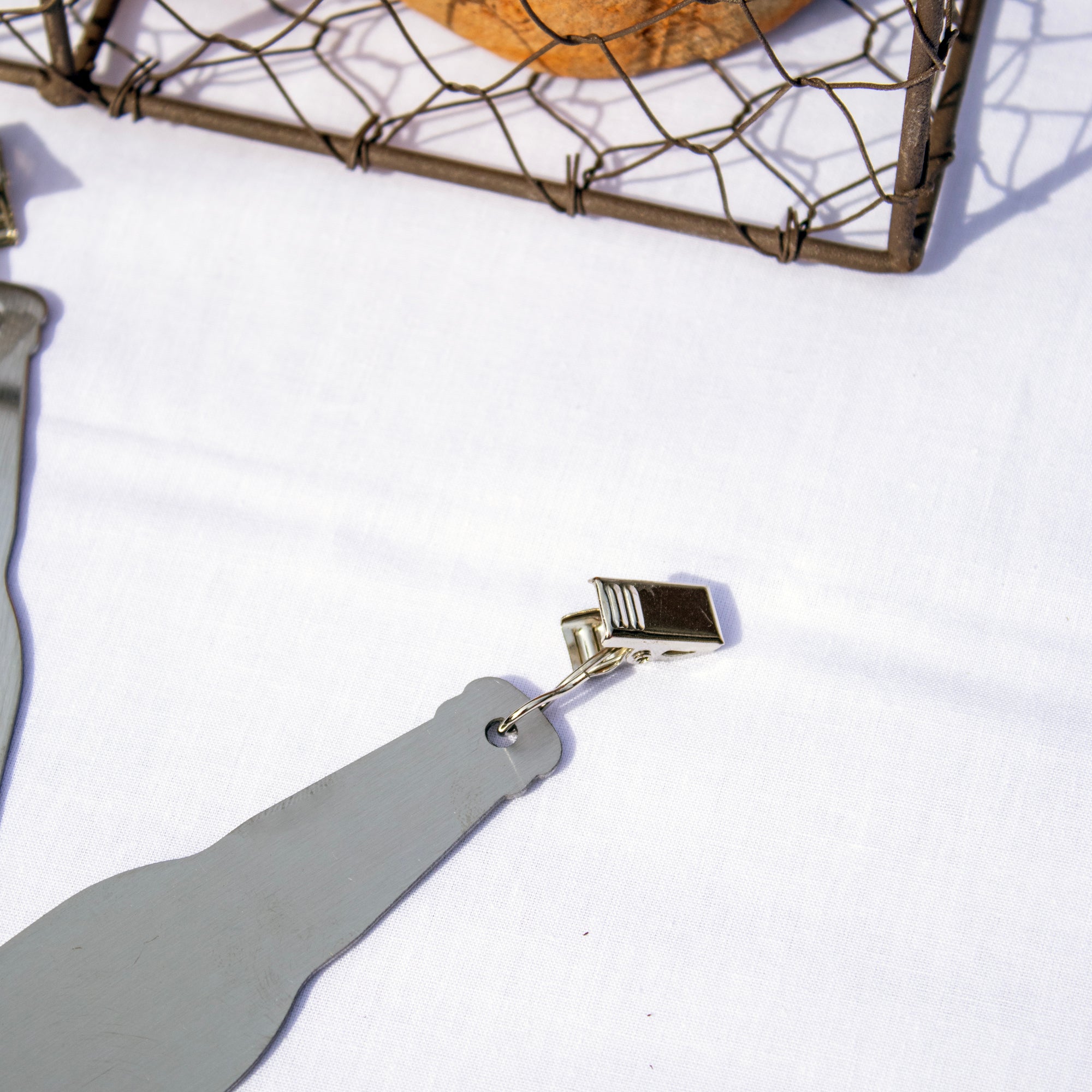 Set Of 4 Metal Bottle Opener Tablecloth Weights
