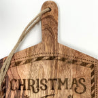Servierbrett „Eat Drink &amp; Be Merry Christmas“.