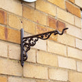 Heart Scroll Cast Iron Hanging Basket Bracket