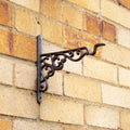 Heart Scroll Cast Iron Hanging Basket Bracket
