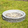 Large Round Granite Bird Bath