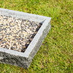 Large Square Granite Bird Bath
