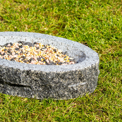 Oval Granite Bird Bath