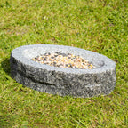 Oval Granite Bird Bath