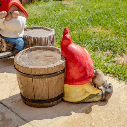 Gnome With Bucket Planter