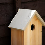 Grey Wood Bird House