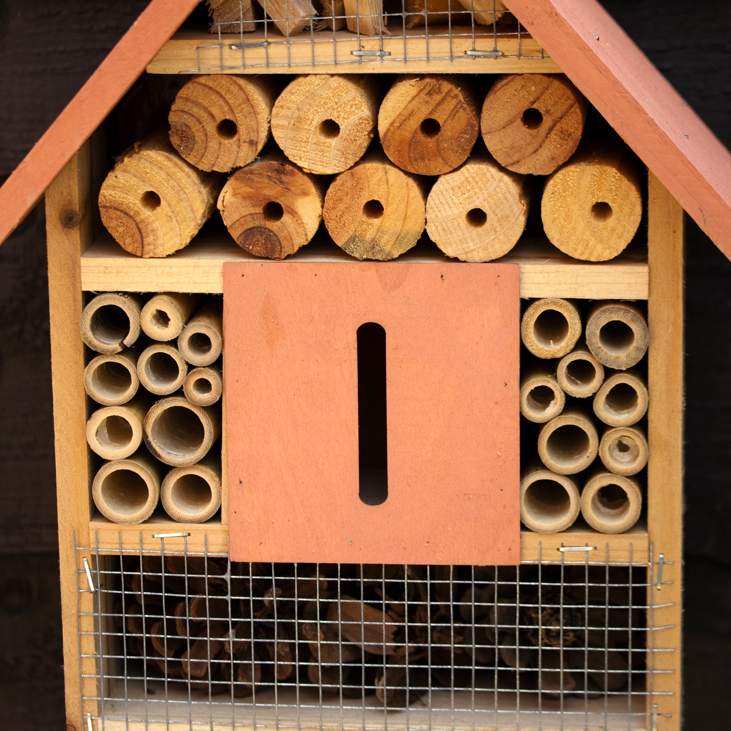 Orange Wood Insect Hotel