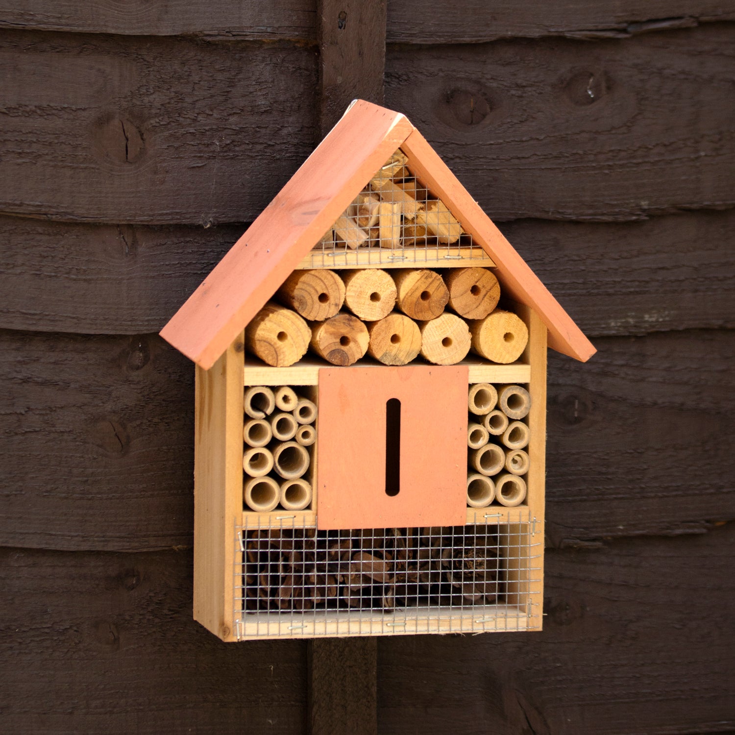 Orange Wood Insect Hotel