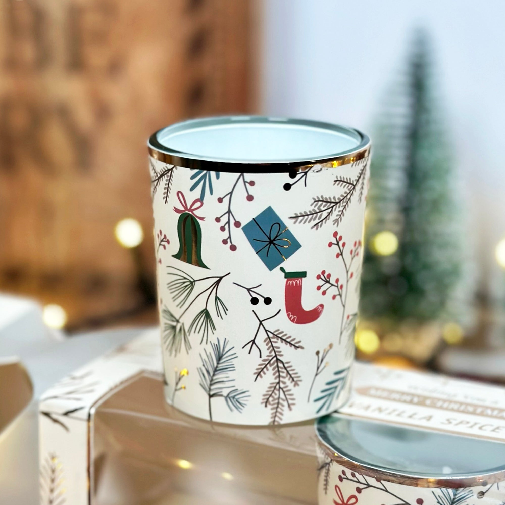 Weihnachts-Cracker-Duft-Votivkerzen-Set
