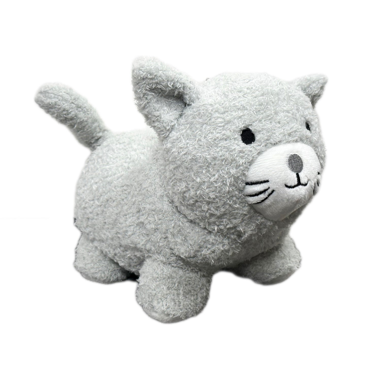 Grey Furry Cat Doorstop