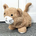 Brown Furry Cat Doorstop