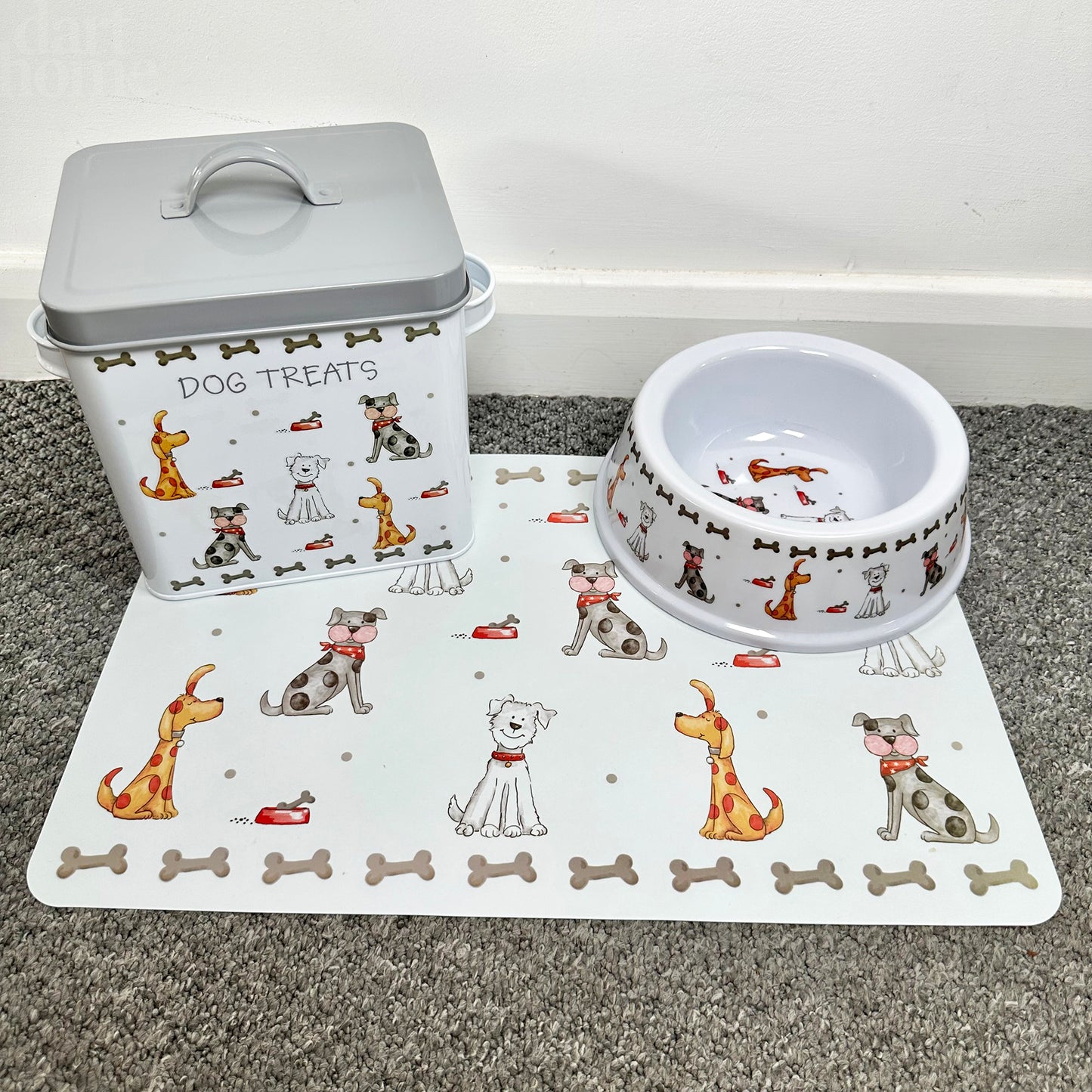 Puppy Crew Dog Treats Tin