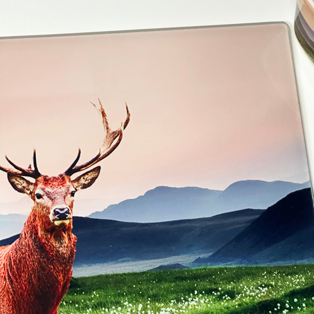 Stag Toughened Glass Chopping Board