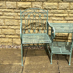 Pistaziengrüne Garten-Begleitsitze