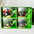 Set Of 4 Tractor Mugs Giftboxed 300ml