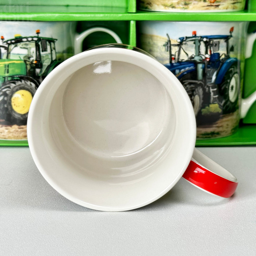 Set Of 4 Tractor Mugs Giftboxed 300ml