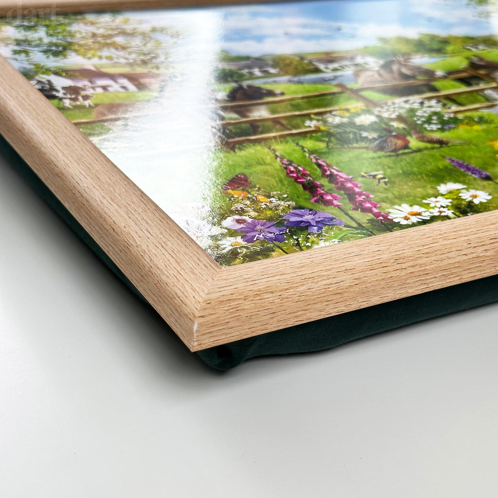 Donkey Farm Cushioned Lap Tray