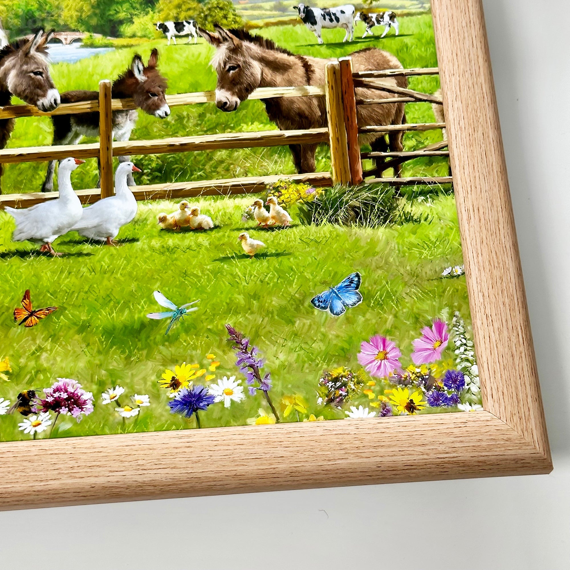 Donkey Farm Cushioned Lap Tray